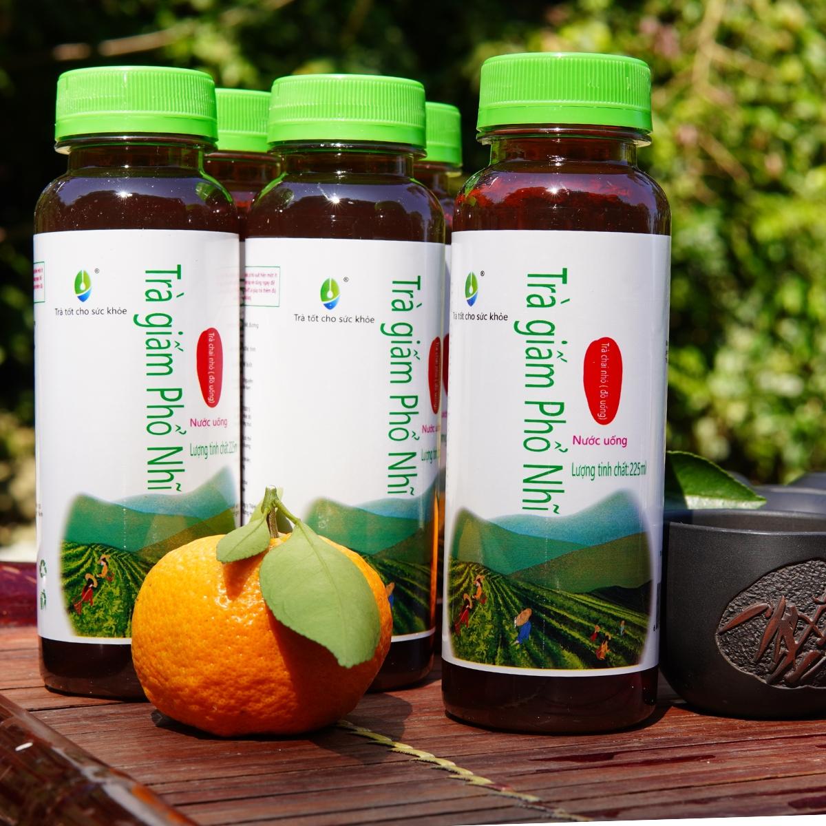 Trà Giấm Phổ Nhĩ 1 Thùng 12 Chai 225ml - Ảnh 4